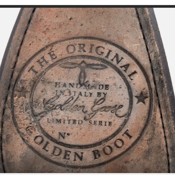 ☀️✨🧿🔥GOLDEN Goose Deluxe Limited Edition Tall Cowboy Boots Size 38🔥🔥🌞 - Picture 10 of 16